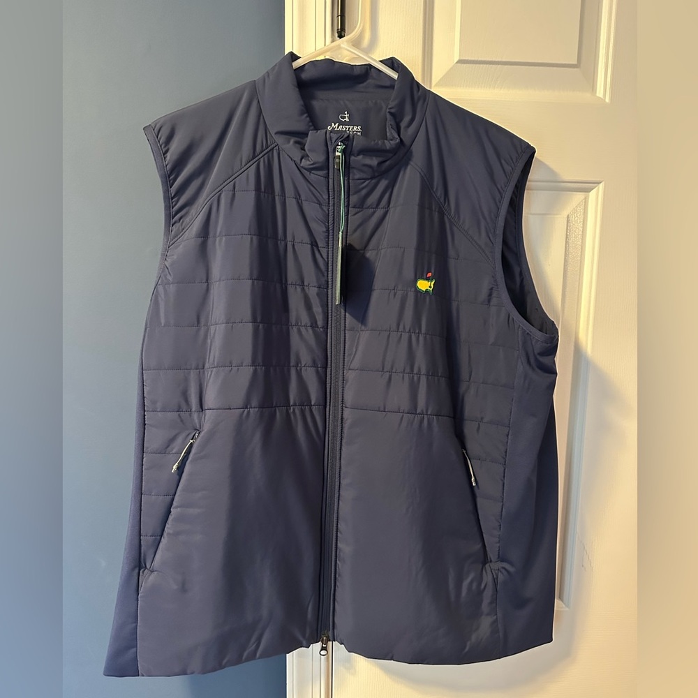 J. Lindeberg Men's Navy Puffer Vest